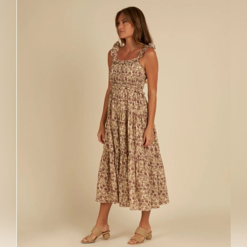 Rylee & Cru 100% Cotton Floral Dress Size Small Women's